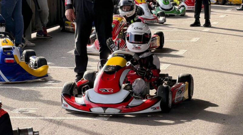 Motorsport-Talent Vincent Bert (9) - 120 km/h im Rennkart