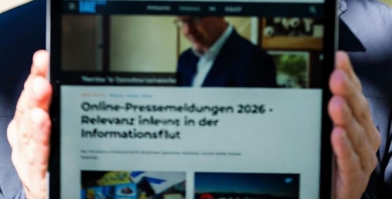 Online-Pressemeldungen 2026 - Relevanz in der Informationsflut