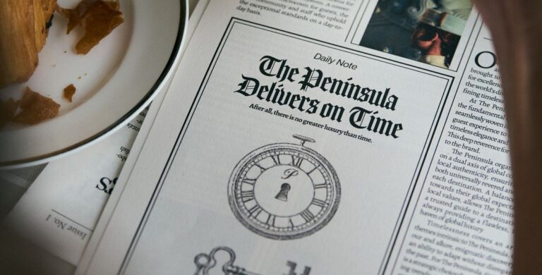 Peninsula Hotels - wenn Zeit zum wahren Luxus wird