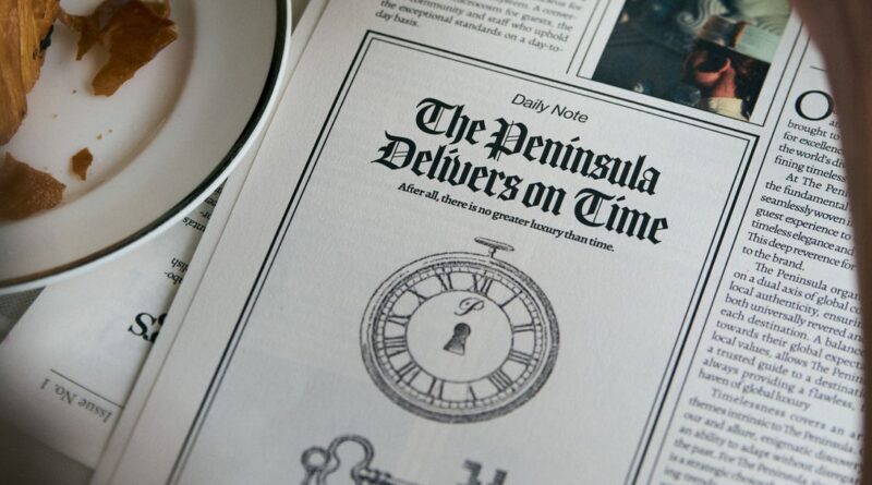 Peninsula Hotels - wenn Zeit zum wahren Luxus wird