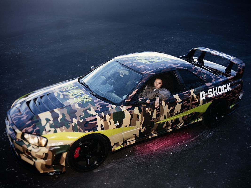 G-Shock-Kampagne - Nissan Skyline R34 driftet durch Europa 