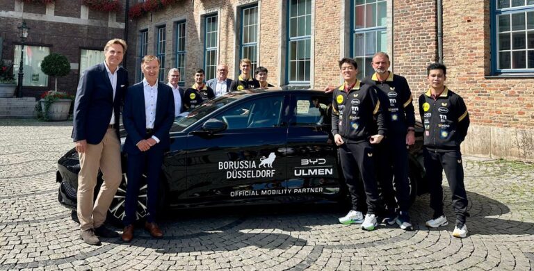 Autohaus Ulmen mit BYD wird neuer Mobilitätspartner von Borussia Düsseldorf
