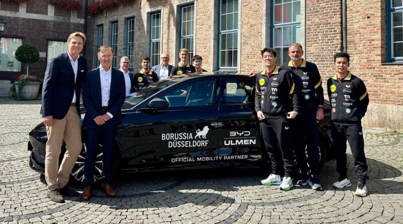Autohaus Ulmen mit BYD wird neuer Mobilitätspartner von Borussia Düsseldorf